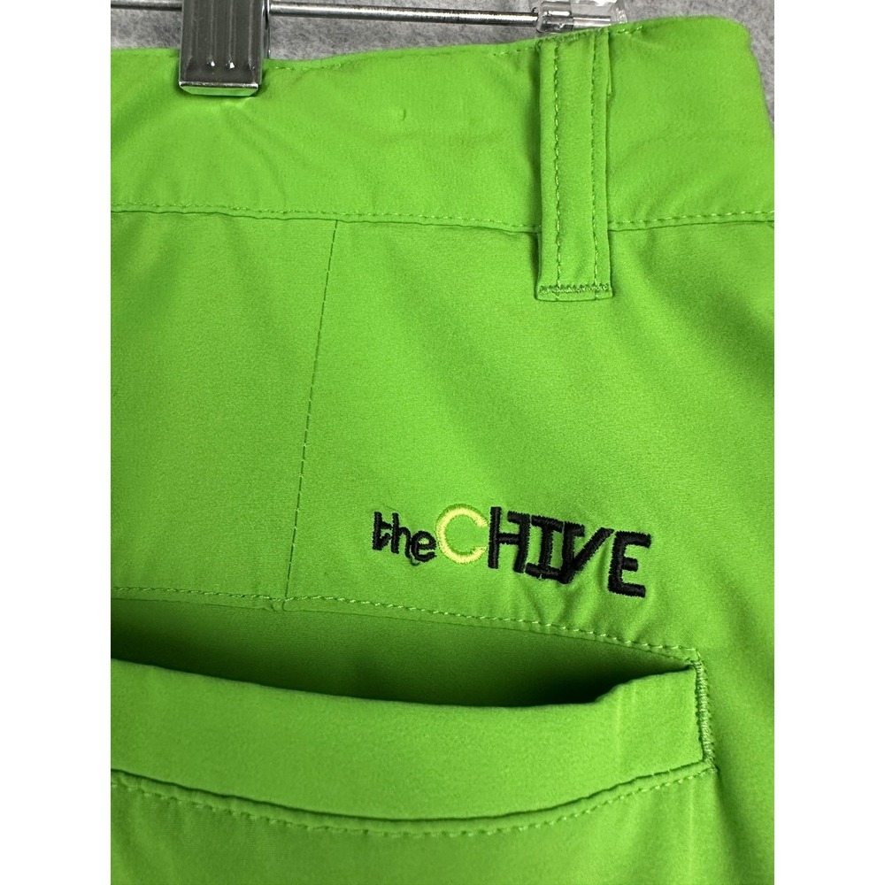 TravisMathew Pants Mens 32x33 Green Golf Chino Stretch The Chive Performance - Picture 12 of 13